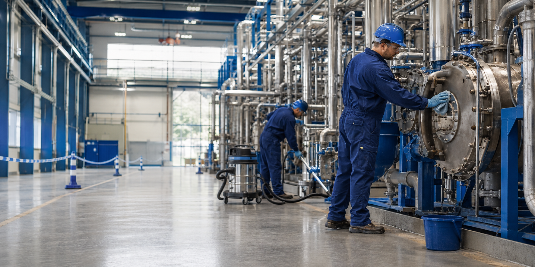 Industriële reiniging inplannen zonder productiestilstand